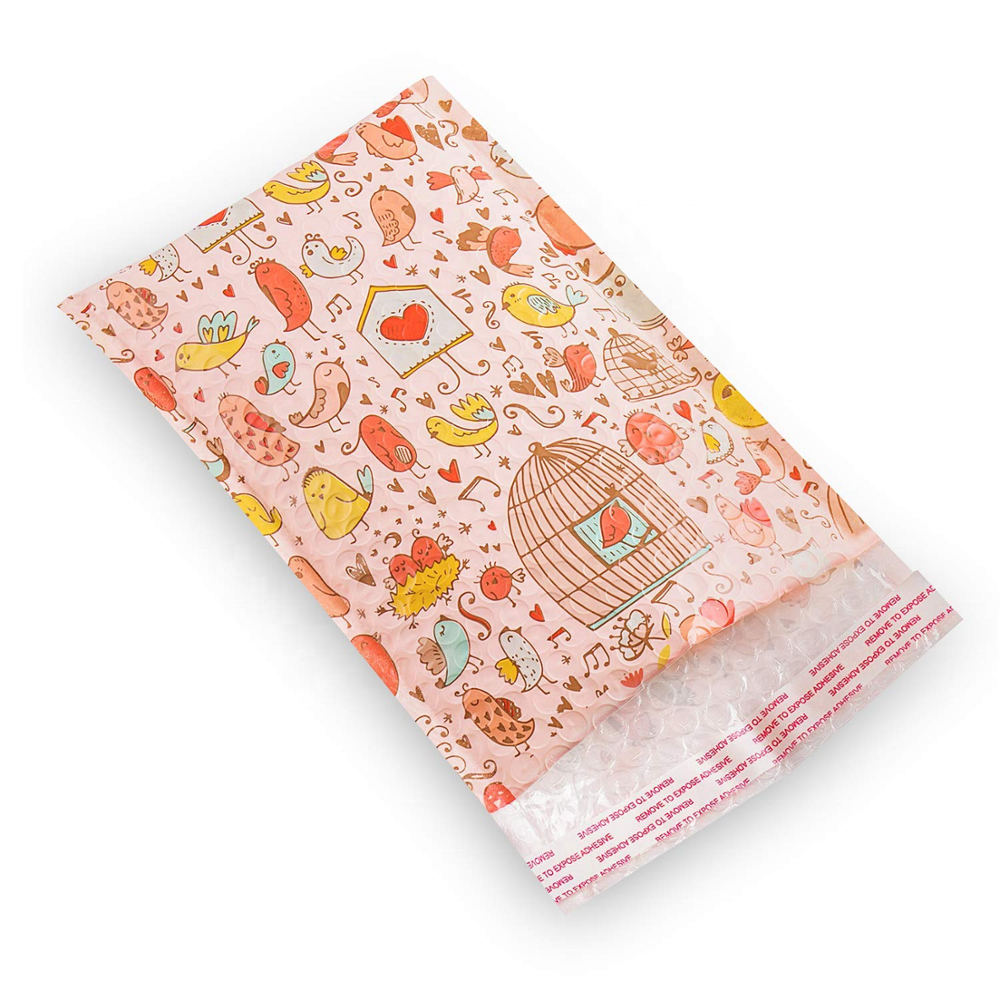Custom Printed Jumbo Bubble Size Poly Bubble Mailers Self Seal Padded Envelopes