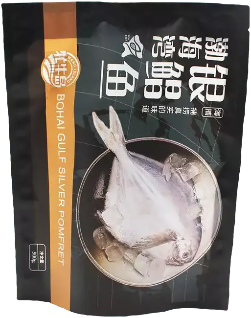 Custom HDPE frozen food bags with brand printing